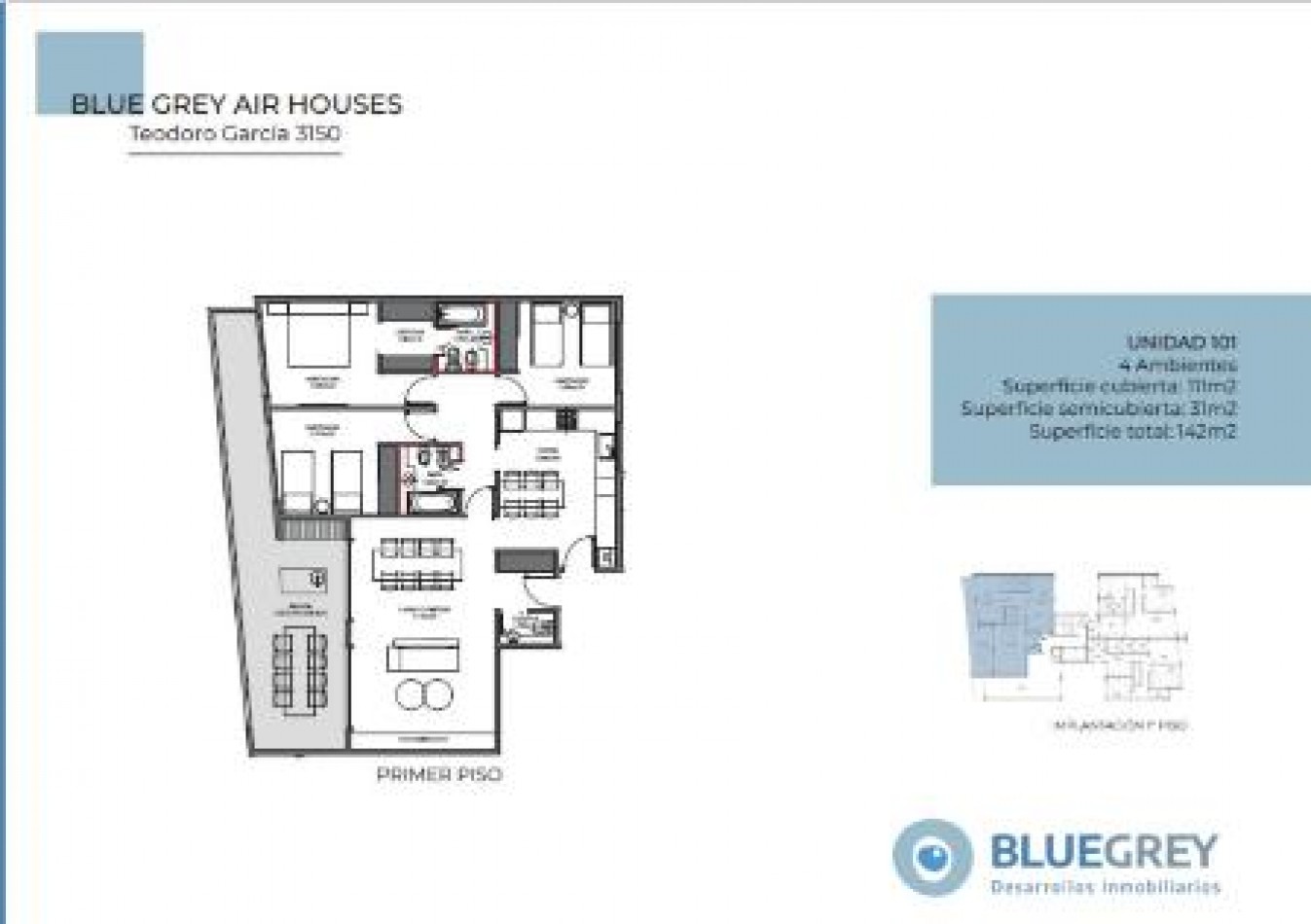 Emprendimiento EXCLUSIVO con jardin y Parrilla propia en Colegiales!!! 3 a 5 ambientes LOCAL Comercial