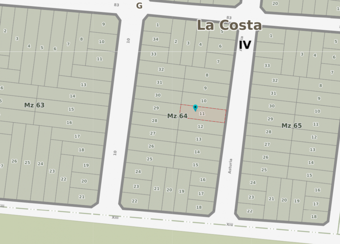 Lote 360M2 a 200M2 de camino a Ruta11