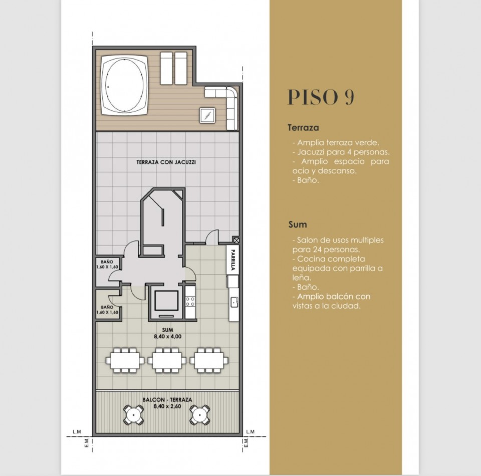 DEPARTAMENTO 3 AMBIENTES EN POZO EDIFICIO HONOLULU 3  FINANCIACION